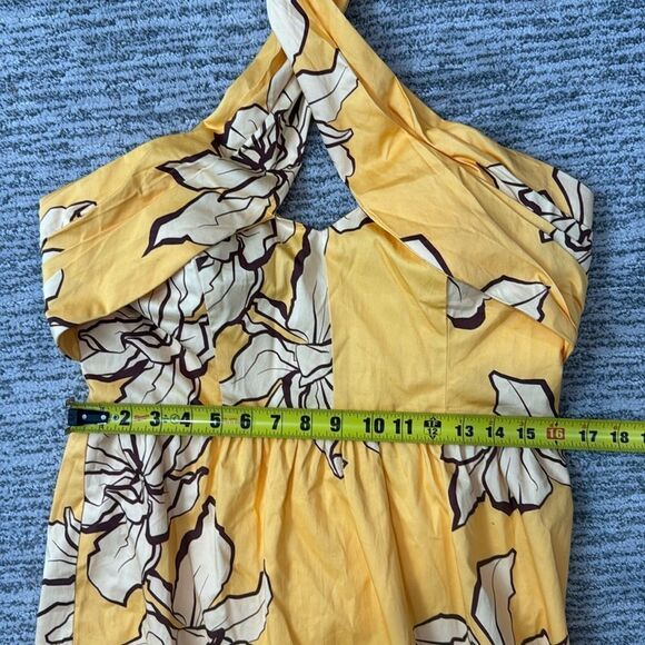 NWT HUTCH Anthropologie Floral Halter Maxi Dress Size 12 - Picture 11 of 15